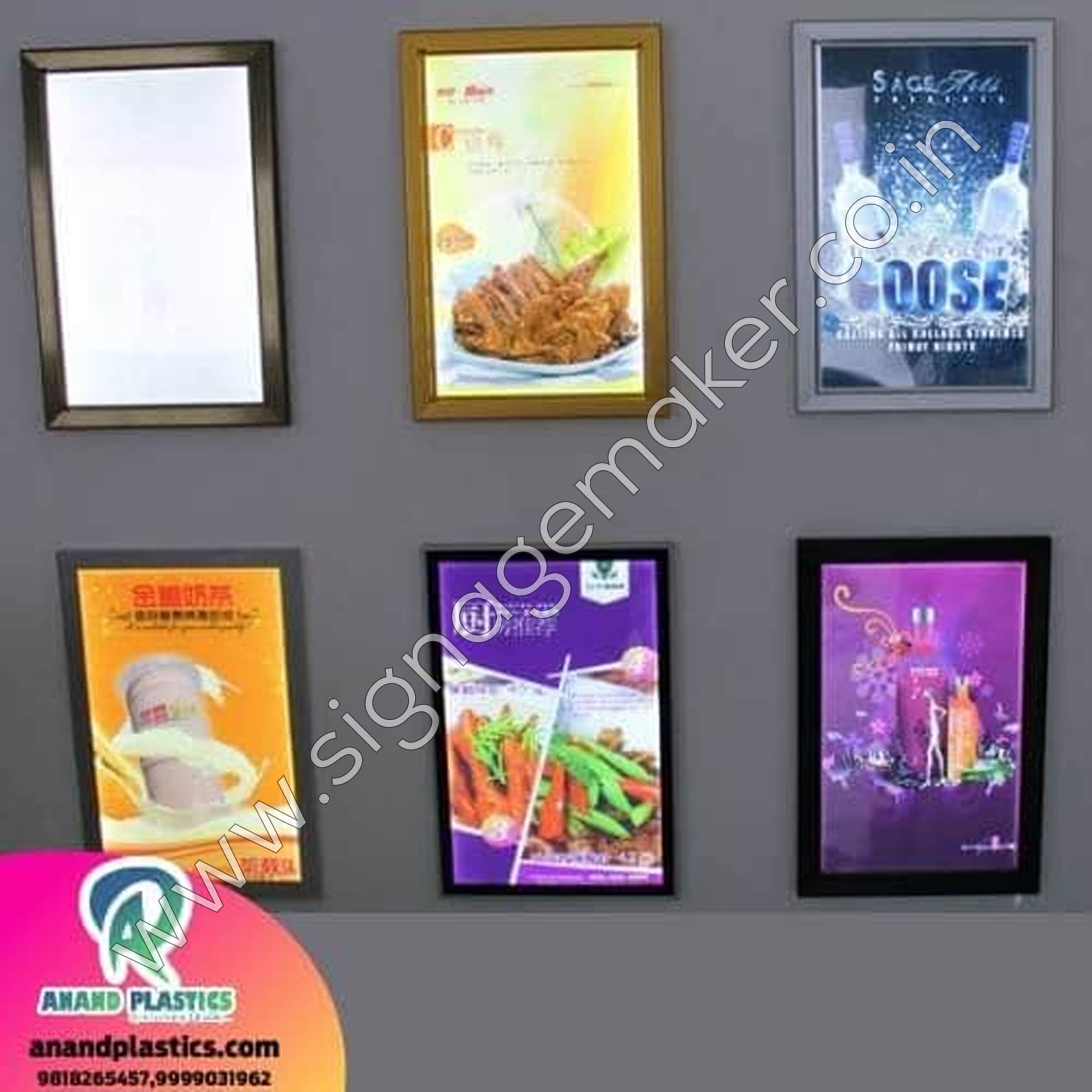 Custom Clip On Frames for Photos Posters and Displays